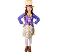 Rubies Official WB Willy Wonka Girls Costume, Kids Fancy Dress 5-6 Years