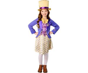 Rubies Official WB Willy Wonka Girls Costume, Kids Fancy Dress 5-6 Years