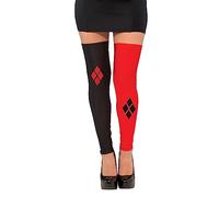 Rubie's Officielle Harley Quinn Cuisse Haute Collants Legging/Accessoire de Cost