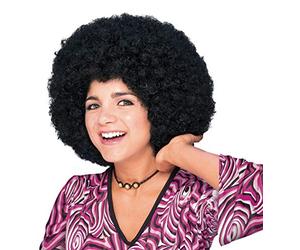 Rubie's Officielle Perruque Afro Noir Taille Unique Adulte