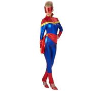 Rubie's Déguisement Captain Marvel Officiel Femme Bleu Taille Large