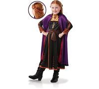 RUBIE'S Panoplie déguisement Anna + Tresse - La Reine des Neiges 2, enfant, 155127L, Taille L 7 à 8 ans