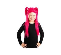 Rubie's Perruque Mira KPOP officielle Netflix Rose pour enfant Taille unique