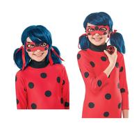 Rubie's Perruque Miraculous Lady Bug pour enfant – Accessoire de déguisement Halloween