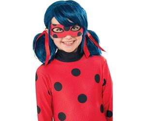 Rubie's Perruque Miraculous Lady Bug pour enfant Accessoire de déguisement d'Halloween