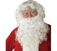 Rubies Polyester Perruque et Barbe de père Noël Officiel pour Adulte - Taille Unique