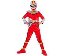 Rubies Power Cosmic Fury 1001583M000 Déguisement de Ranger pour enfant Rouge Taille 9-10