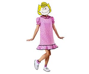 Rubie's Robe de costume Peanuts Sally pour femme et masque en mousse, comme sur l'image, Medium