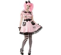 Rubies - Robe de costume "Skelly" BN4366 (M) (Rose/Noir)