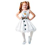 Rubie's costume Olaf Frozen girls blanc Wit