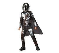 Rubies’s 702773-M Costume du Mandalorian pour enfant Gris/marron, taille unique