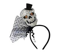 RUBIE'S SERRE-TETE ADULTE TETE DE MORT PAILLETTES Halloween