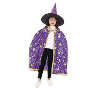 Rubies Set Cape et Chapeau de sorcière violette - Taille Unique 3-8 ans Halloween