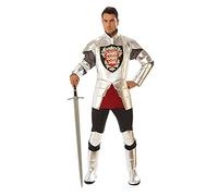 Rubies Silver Knight Costume pour adulte, comme sur l'image, défaut