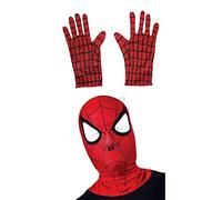 RUBIES - SPIDER-MAN Officiel - Accessoires Costume Spiderman pour Enfants - Taille Unique - Masque, Cape, Cagoule et Gants ou Top et Masque au Choix - Déguisement Marvel Avengers Officiel