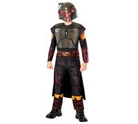 Rubies Star Wars Livre de Boba Fett - Costume de Boba Fett Deluxe pour enfant de 9 à 10 ans, Halloween, Halloween