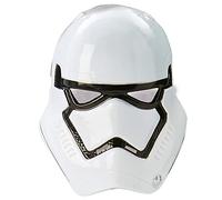 RUBIES - Star Wars Officiel - Masque Stormtrooper pour Enfants - Taille Unique - Accessoire pour Compléter le Déguisement - Masque en PVC Blanc et Noir avec Attache Élastique