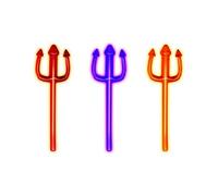 RUBIE'S Trident Lumineux (3 Coloris différents) Carnaval