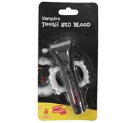 Rubies Tube De Faux Sang Et Dentier De Vampire