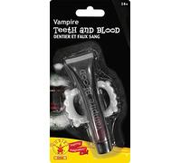 Rubie's – Tube de faux sang et dentier de vampire