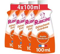 Rubigine,Détachant anti-rouille,100ml,4pc,Détachant Extrême,Efficace sur Tous les Textiles Lavables,Préserve la Fibre des Textiles