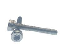 Rubigo Lot de 20 boulons M3, vis à tête hexagonale M3 x 20 mm - Vis en acier inoxydable A2 - 3 mm de diamètre - Vis M3 industrielles, intérieures et extérieures