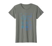 Rubik Puzzle de compétition en Forme de Cube breveté T-Shirt, Femme, Vert Kaki chiné, XS