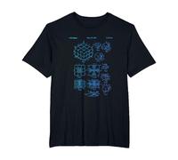 Rubik Puzzle de compétition en Forme de Cube breveté T-Shirt, Homme Grandes Tailles, Noir, 2X Tall