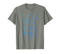 Rubik Puzzle de compétition en Forme de Cube breveté T-Shirt, Homme, Vert Kaki chiné, M