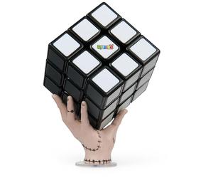 Rubik's Cube Mercredi en Nuances de Gris tiré de la célèbre série télé Mercredi, Casse-tête à Manipuler mettant Votre Cerveau à l'épreuve, Adultes et Enfants à partir de 8 Ans
