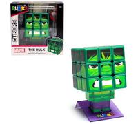 Rubik's Cubers Hulk 3X3 - Jeu Casse-Tête Adulte Et Enfant - Rubiks Cube Magique - Puzzle 3x3 Original - Jouet Hulk Marvel - Puzzle Résolution de Problème - Jeu Enfant 8 Ans et +