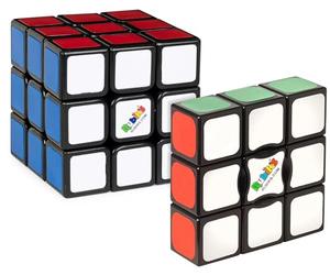 Rubik's Kit de Démarrage - Coffret Cadeau avec Cube 3x3 Original et Edge 3x3x1, Jeu de Voyage Anti-Stress pour Adultes et Enfants à partir de 8 Ans