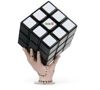 Spin Master – Rubik's Cube Rbks Wednesday Cube3x3 Original 3x3 Blanc et gris – Socle M. Poignée
