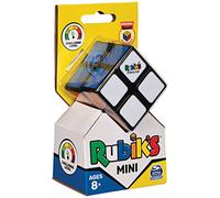 Rubik's, SPIN MASTER, Le Cube de Rubik's 2X2 Mini, l'original, avec 2 Couches de 4 Cubes, Casse-tête Professionnel en Combinaison de Couleurs, Poche, adapté aux Enfants de 8 +,