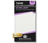 Rubin Extensions Adhésif Ultra Solide pour Extensions - 96 pièces - 4 cm de Large, 0,8 cm de Haut | Colle pour Perruque et Extensions Adhésives de Rubin Extensions