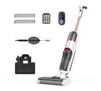 RUBINO Aspirateur Balai Sans Fil 3-en-1, Aspirateur eau et Poussiere Intelligent, Nettoyage en Un Seul Passage des sols durs, Nettoyage dans Les Angles, Auto-Nettoyage Automatique, Conception légère