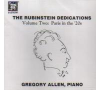 Rubinstein Dedications Volume 2: Poulenc : Promenades; Milhaud: Ipanema; Stravinsky Piano Rag Music; Gradstein Mazurkas; Lasar Third Suite; Tansman Prelude, Sonata No 2; Prokofiev Rondo op 52 no 2