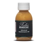 Rubio Monocoat Huile d'entretien universelle, 60 m² - Pure | Amélioration de l'éclat satiné et protection pour sols en bois et surfaces de meubles en bois traitées avec de l'huile Plus 2C | 100 ml