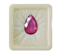 Rubis naturel calibré 55carat, pierre précieuse en vrac, forme poire, guérison des chakrasastronomie et astrologie, fabrication de bijoux, pierre précieuse 4 carats