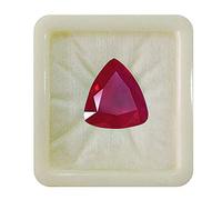 Rubis naturel calibré de 55carat, pierre précieuse en vrac, forme trillion, guérison des chakrasastronomie et astrologie, fabrication de bijoux, pierre précieuse de 5 carats