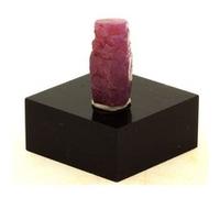 RUBIS - Pierre Naturelle en Provenance de Tanzanie, Kiteto District - Pierre précieuse, rouge, certificat d'authenticité inclus 8.6 ct - 14 x 7 x 6 mm Rouge G