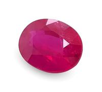Rubis rouge certifié sang de colombe - Pierre précieuse naturelle 5,10 carats - Forme ovale - Rubis en vrac pour la fabrication de bijoux - Standard - Rubis