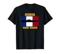 Rubis S601 Sous-Marin Nucléaire D'attaque Papa Grand-père T-Shirt