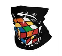 Rubix Rubiks Cube Math Formula Bandana cache-cou coupe-vent pour homme et femme Cadeau geek Magic Headwear Tube Cagoule