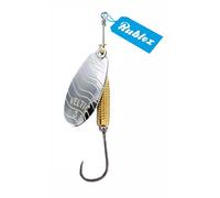 RUBLEX - 5 Cuilléres de pêche VELTIC-3 Plata 5,00 GMS. Hameçon sans Mort