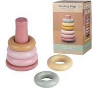 Rubo Toys Little Dutch Anneaux à empiler Rose Beige