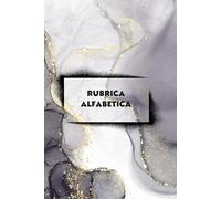 RUBRICA ALFABETICA: QUADERNO A5 A RIGHE CON 6 PAGINE PER OGNI LETTERA