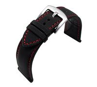 Rubrique en nylon en nylon ajustement pour Omeg-A Speed Sea Fit pour Master AT150 20 mm 22 mm 24 mm Bracelet de remplacement Watch Ajustement pour cinquante bracelets de montre (Couleur: