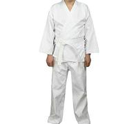 Rubruan Costume d'uniforme de karaté judo - Arts martiaux Jiu Jitsu Judogi Aikido Keikogi Taekwondo Bando Kung Fu Tenue d'entraînement Ensemble Veste Pantalon Ceinture libre pour hommes, femmes et