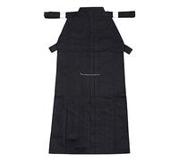 Rubruan Kendo Kenjutsu Uniforme pour arts martiaux - Costume de karaté japonais traditionnel - Aïkido - Pantalon pour homme et femme (XXL, noir)